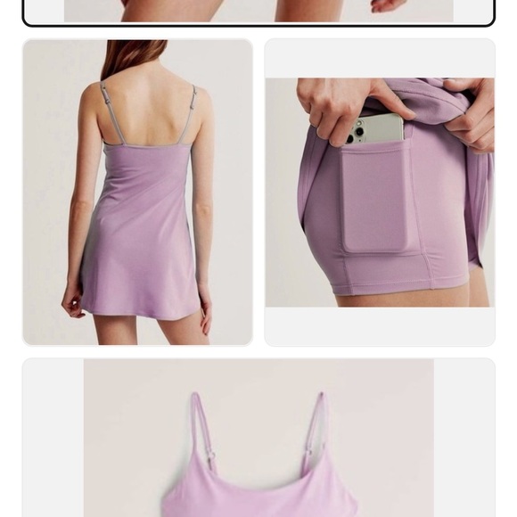 Abercrombie & Fitch Lilac Mini Dress - Picture 8 of 8
